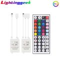 DC12V Led Controller Mini 44 keys IR Remote controller for 3528 5050 SMD RGB LED Strip Light 44key Single Dual Output. 