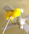 Fan Cleaning Duster - Yellow. 