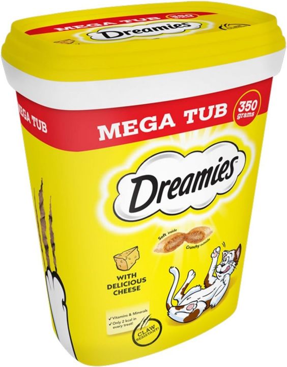 Dreamies Cat Treat Chese flavor Food Mega Jar 350gram