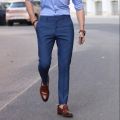 Navy Blue Dress Pant for Men & Boys | Office wear & Formal wear pants | Plain Blue Pant. 
