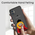 UCUC for Redmi Note 9 Back Cover Back Shadow Luffy Frosted Transparent Hard Phone Case Thin Shockproof Full Cover Camera Protect Case. 