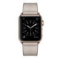 Leather Watch Band For Apple Watch Ultra 49mm&Watch Ultra 2 49mm / Series 9&8&7 45mm / SE 3&SE 2&6&SE&5&4 44mm / 3&2&1 42mm. 