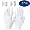 White Cotton Summer Hand Gloves – Standard Size for Men and Women, Ideal for Working Purposes, Daily Use, Driving, and Hand Protection. 