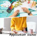 Artist Leaning Bridge Clear Acrylic Wrist Rest Transparent Art Drawing Tool for Steady Hand Painting, Drawing Easy Install Easy to Use. 