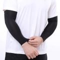 Bilal Online - Pack of 3-Pairs of Sleeves for Arms for Men and Women Protect from Sun Burn Scratches and Dust Stretchable Boys Arm Sleeve for Girls in Black White and Skin Free Size Fits All. 