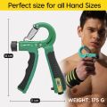 Histro Counting  Hand Grip Set Of 5 Strength, Adjustable Resistance 5-60KG Adjustable Resistance Automatic Non-Slip Counting Hand Exerciser Grip Strengthener-Slip Grip Strength Trainer. Enhance Hand Grip,Hand Rehabilitation. 