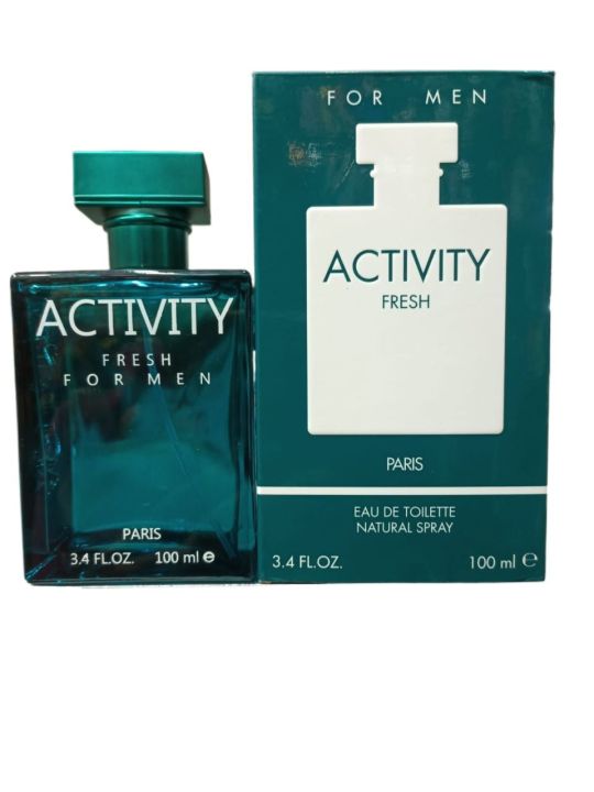 Activity fresh Perfume Made in France Paris 100ml