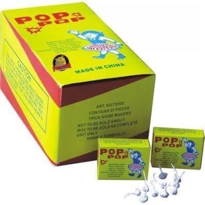 Pop Pop Snappers Fireworks pack of 6 boxes (Each contain approximately 50 snappers)