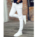 Beautiful Cotton Jeans Pant in White Colour for Boys and Adults with Trending Fashion  Formal and Party Wear. 