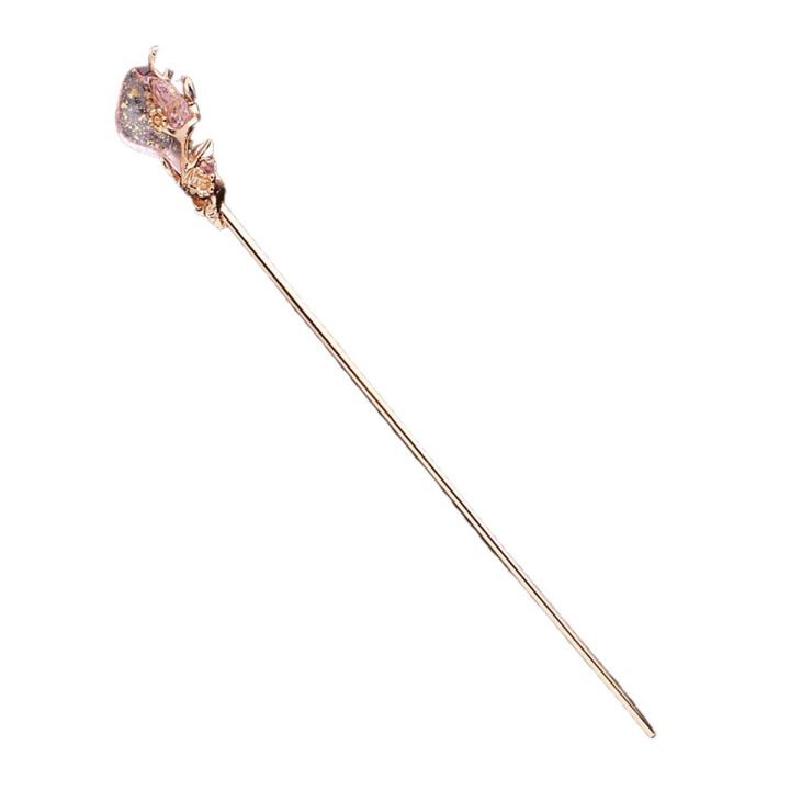 Hair Bun Stick Inlaid Vintage Chinese Style Hair Chopstick
