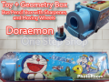 Pencil Box - Train Geometry Box With Moving Wheels - Toy Plus Pencil Box. 