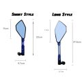 2pc/set Motorcycle Rear View Mirror Rizoma Alloy CNC Racing Side Mirror universal for All Motorcycle. 