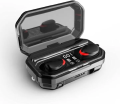 i12 Black TWS Wireless Earbuds with Bluetooth 5.0 and Touch Control Charging Case. 