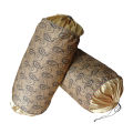 Gao Pillow cover pack of 2 golden round traditional side cushion ideal for floor sittings Ultimate Comfort for Blissful Rest king size without filing only cover - gol takiya. 