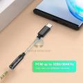 CX31993 USB Type C DAC to 3.5mm Jack 16-32ohm 32b/384kHz PCM Digital Audio Converter for Android Windows10 MacBook Support MIC. 