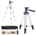Universal Tripod Stand for Mobile Phones and Cameras with Mobile Phone Holder, 3.5 Feet Adjustable and Portable best for DSLR Live Stream, and Vlogging Model 3110 with Box. 