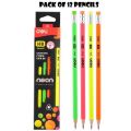Deli Neon HB Graphite Pencil U516 00 Pre-Sharpened. 