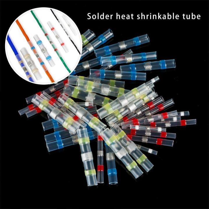 20Pcs Waterproof Electrical Automotive Marine Wire Connector Butt Splices Solder Seal Terminal Connectors