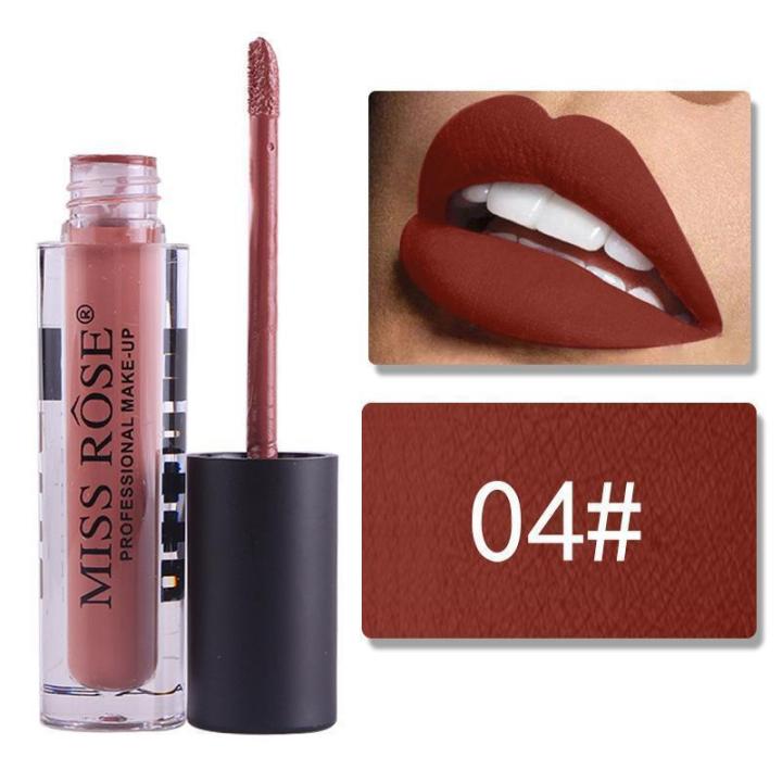 MISSrose LIQUID MATTE LIP GLOSS-WATER PROOF-MULTICOLOR