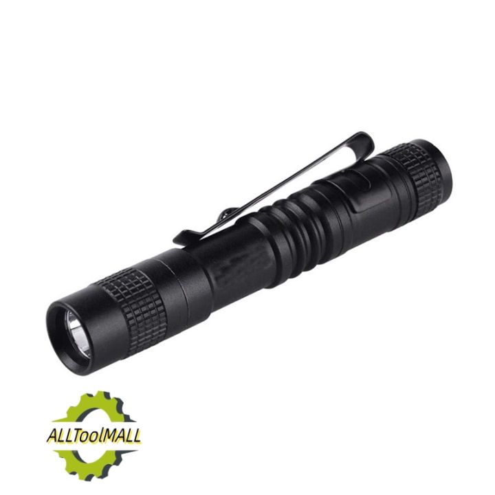 【BestGO】◎ALLToolMALL◎ Super Mini AAA XPE-R3 LED Flashlight Pen Torch with Belt Clip and Holster for Pocket Light