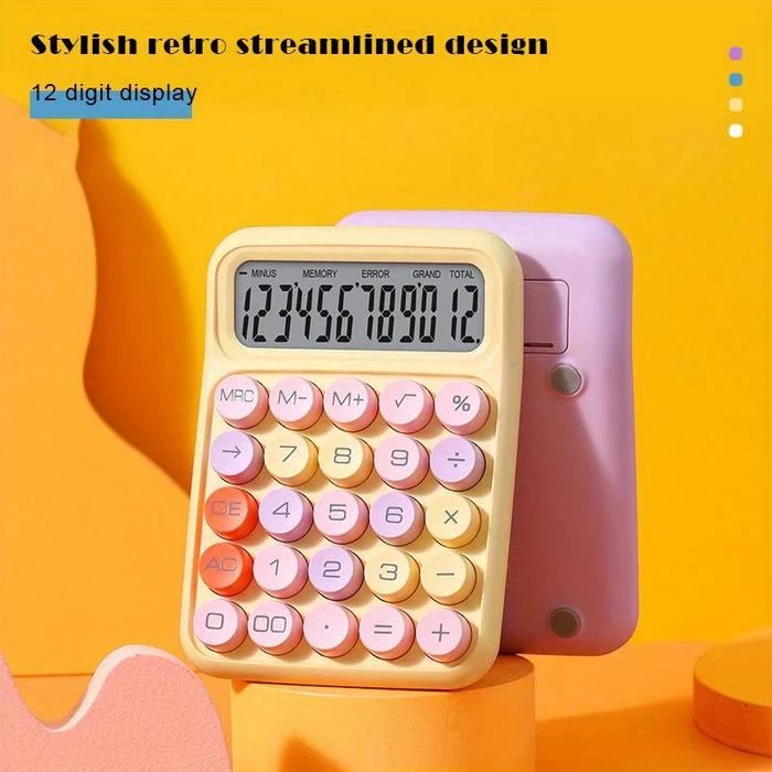 Imported Karuida Mini Calculator with 12-Digit Display and Memory Functions