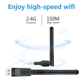 ALFA Wifi USB W114 3DBI RTL 8188 Antenna Adapter. 