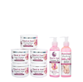 Moon Touch Hand & Foot Mani Pedi Cure Kit – 7 Pcs – Skin Brightening & Softening for All Skin Types. 