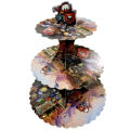CARS THEME CUPCAKE STAND - 3 TIERS CUPCAKE STAND - CARS CUPCAKE STAND FOR TABLE DECORATION. 