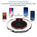 Universal Qi Charging Pad Mobile Phone Adapter Dock Station Wireless Charger. 