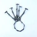 Fashion Women Men Gothic Punk Skull Ghost Skeleton Finger Bracelet Hand Chain Bangles for Halloween Femme Party Accessories. 