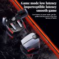 Wireless 5.3TWS Audio Earphones, IPX5 Waterproof Lifestyle, Scissor Door Charging Compartment, LED Power Display, Dual Mode Switching Of Game Music, Intelligent Fingerprint Touch Control, RGB Breathing Light, In Ear Earplugs To Prevent Detachment And Pain. 