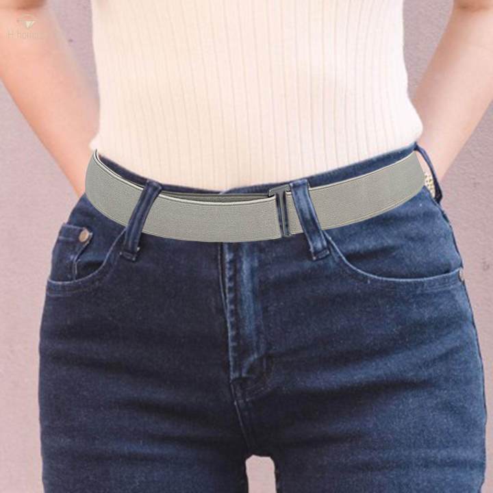 Womens Stretch Belt Adjustable Invisible Belts for Pants Trousers