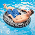 INTEX Giant Tire Tube 36 Inch Swim Ring Summer Fun Float Inflatable For Kids Baby Swimming Pool Ring Tube 9+ year age INTEX Giant Tyre Tube 59252. 