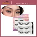 Self adhesive False Eyelashes One piece lashes 3 pairs ZZ. 