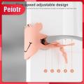Peiotr- Door Silencer Cushion Silent Door Cushion for Light Sleepers Toddler Safety Reduce Noise Ensure Quiet Door Closing Elastic Strap Door Latch Cover Ideal for Homes Door Noise Dampener. 