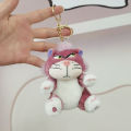 Cute Disney Plush Pendant Soft Lucifer Keychain Cartoon Anime Stuffed Toy School Backpack Pendant Decoration Gifts for Kids Girl BruberryBe. 