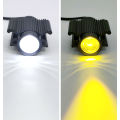 AKE 1-PCS HJG Mini Driving Dragon Eye Motorcycle Led Light 20w Dual Tone 3-Wires Fog Led For motorcycle, Car, Jeep without Flasher. 
