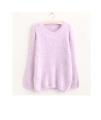Spring Autumn Korean Fashion Women Mohair Pullover Jumper. 