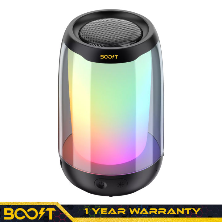 Boost Boombastic BT Speaker – 5W Power, 5H Playtime, Bluetooth 5.1, RGB Lighting, TWS & Hands-Free Calling – 1 Year Warranty