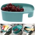 Multifunction Sink Strainer Basket,Sink Food Foldable Sink Strainer,Kitchen Food Catcher for Filter Kitchen Waste and Wash Vegetables Fruits. 