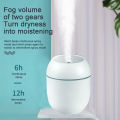 Portable Mini Air Humidifier USB Desktop Humidifier Aromatherapy for Car Bedroom Air Diffuser Fogger Mist Maker Sprayer with LED Night Lamp. 