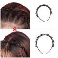 Hair Style twister hair band headband Double Bangs Hairstyle Hairpin with clip hair styling new fashion Hairband Women girls. 