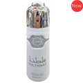 Perfumed Body Spray Sultanat 200ml Big Bottle Arabic Al Arabia Brand Long Lasting Super High Quality | Body Spray Gift For Boy and Girls | Best Seller Body Spray for Men Fresh Scent Fragrances |Arabic Body Spray Daily Used |Gifting Perfumed For Occasion. 