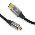 8K Mini DisplayPort to DisplayPort Cable 8K 60Hz 4K 144Hz Mini DP to DP Cables ForMacBook Air Surface Pro Monitor. 