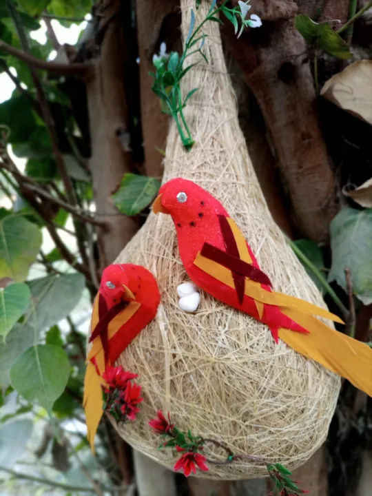 Customized%20Handmade%20Artificial%20beautiful%20Bird%20nest,%20with%20Bird%20Egg%20Decorative%20Nest,%20excellent%20Decor%20Hanging%20Nesting%20Hand%20Woven%20Natural%20Humming%20Bird%20Nest%20Hut%20for%20Window%20Home%20Garden%20Tree%20Outdoor%20Event%20and%20Decoration%20-%20Image%203