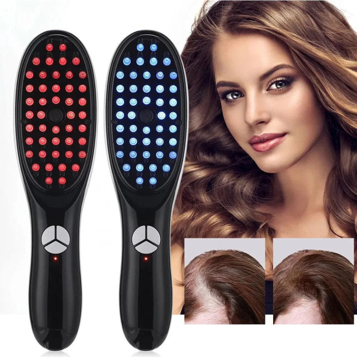 Unisex Electric Hair Growth Comb with Scalp Massage, Rechargeable Hair ...