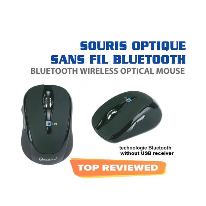 BLUETOOTH WIRELESS OPTICAL MOUSE MS-173BT Bluetooth Wireless optical mouse without USB receiver • Powered by 2 AAA batteries. Working distance up 10m 800 / 1000 / 1200 dpi sensor adjustable by button
