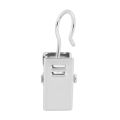 Drapery Rings-200 * Stainless Steel Curtain Clips with Hooks-Silver. 