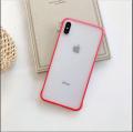 Oppo A1k Frameless Case PC Case Hard Transparent Matte Back Cover For Oppo A1k Phone Case - RED. 