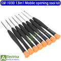 SW-1030 13 in 1 Mobile Phone Repair Screwdriver Set For Iphone Huawei Samsung Disassembly Opening Tools by electrica. 
